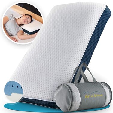 ALFA Sleep Orthopedic Pillow [The Flow Pillow] Ergonomic Neck Pillow made of Memory Foam, Reversible Pillow, Pillow, Side Sleeper Pillow & Back Sleeper Pillow