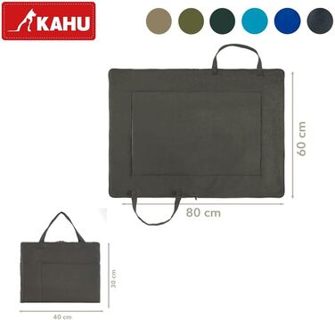 Кімоно® Складаний килимок для собак у подорожах (60x80 см) • Переносний килимок для собак • Подорожній килимок для собак у вигляді сумки • Лежанка для собак для подорожей • Килимок для собак, який можна прати • Колір: Сірий