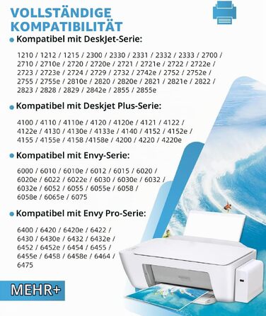 Картриджі для принтера HP 305 XL чорний (комплект 2 шт), сумісні з HP DeskJet 2700, 2710e, 2720e, 2800e, 2810e, 2820e, 4100, 4120, Envy 6000, 6020e, ресурс 750+ сторінок
