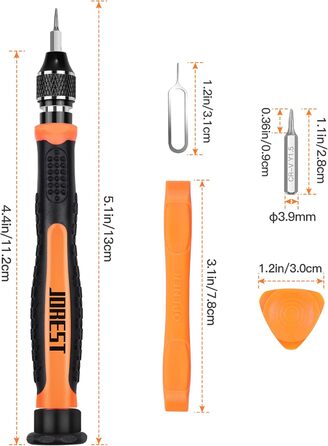 JOREST 155 в 1 Мініатюрний Електричний Набір Викруток, Інструмент для Ремонту Macbook, Laptop, PC, RC, PS5, Switch, Xbox, iPhone, Окуляри, Годинники