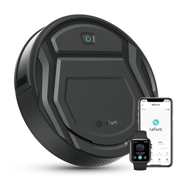 Робот-пилосос LEFANT M210P: потужність 2200Pa, Wi-Fi, Bluetooth, керування через додаток, 6 режимів, автоматична зарядка, ідеальний для шерсті тварин та твердих підлог