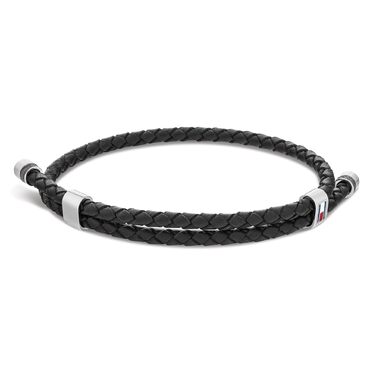 Браслет чоловічий шкіряний Tommy Hilfiger чорний 2790224