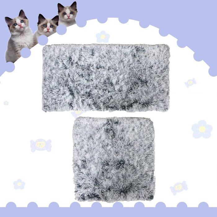 Зручне собаче намет Tipi з плюшевим матрацом, 50x50x60 см, темно-сірий