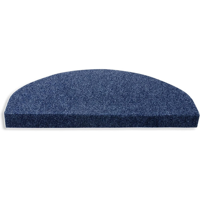 Сходинкові килимки Casa Pura Textilfaser - 15 шт. Самоклеючі, для внутрішнього використання, Leipzig, напівкруглі