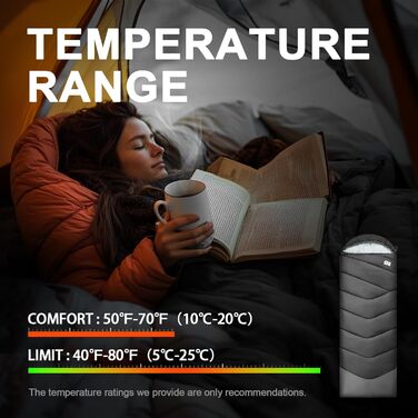 Спальний мішок TANSTRIDER для дорослих, тепла погода, 10°C, 1,4 кг, легкий спальник для великих дітей, дівчаток та хлопчиків, з компресійним мішком, для кемпінгу, походів, подорожей, готелів та активного відпочинку