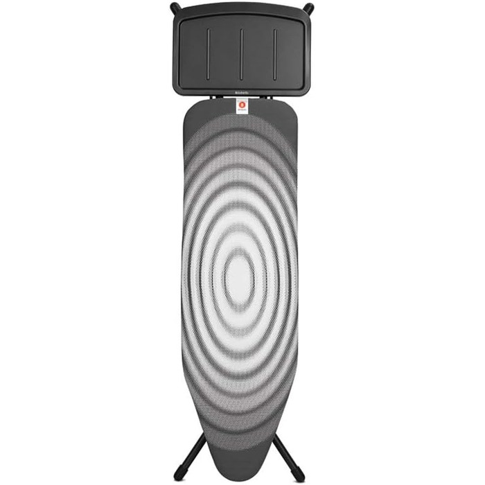 Гладильна дошка Brabantia Bügelbrett B для парогенераторів, 124 x 38 см, чорна