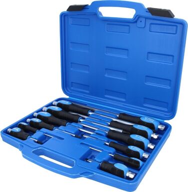 Набір ударних викруток BRILLIANT TOOLS BT034012, 12 шт, з ковпачком для ударів [KS TOOLS]