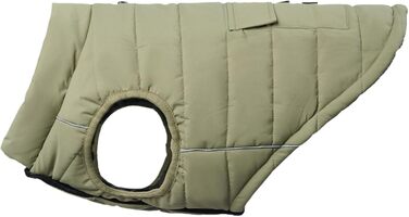Spark Paws Warmshield™ Dog Jacket Winter Coat, Warm Fleece Lining, Water-Repellent, Windproof, Reflective Vest, Suitable for Medium and Large Dogs, Cold Protection Snow Jacket Parka - - M (M: 5-7kg, Olive)