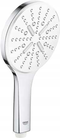 Душова лійка Grohe Rainshower кругла, біла, 3-функціональна