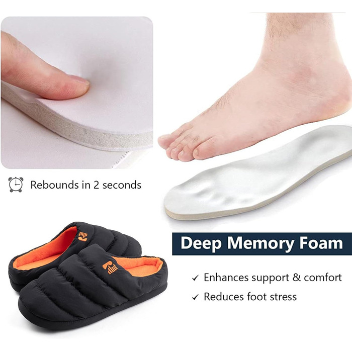 Чоловічі халапи RockDove з піною та пухом, розмір 44/45 EU, колір Pirol