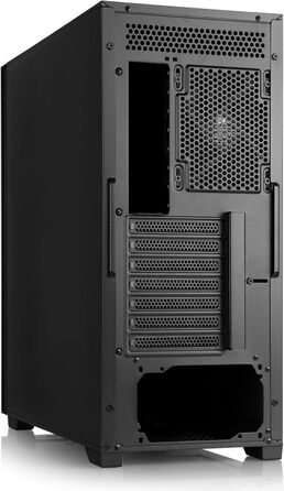 Корпус для ігрового ПК VITRUM PRO - Midi Tower з RGB підсвічуванням, скляна бічна панель, встановлені вентилятори, підтримка ATX, mATX, Mini-ITX, білий, CRONOS II Silent