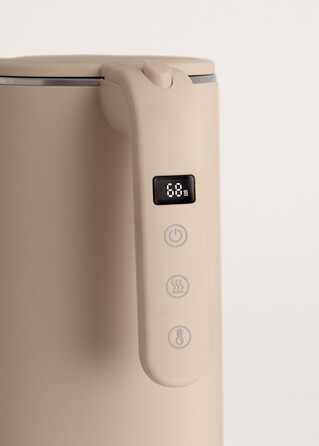 Електричний чайник CREATE/KETTLE STUDIO PRO 1л, пісочний колір. Регулювання температури, підтримання тепла, система зберігання кабелю, автовимкнення, 1000W