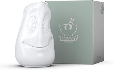 Порцеляновий чайник FIFTYEIGHT PRODUCTS Tassen 'Gut drauf', 1200 мл, білий, Німеччина