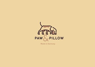 Килимок для собак Paw & Pillow: автомобільний, для дому та вулиці, стійкий до подряпин та прання до 95°C, розмір L (70x100 см), сірий, Made in Germany
