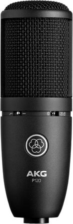 Мікрофон AKG P120 - студійний, велика мембрана, для запису, чорний