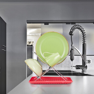 Relaxdays Dish Drainer with Catch Basin