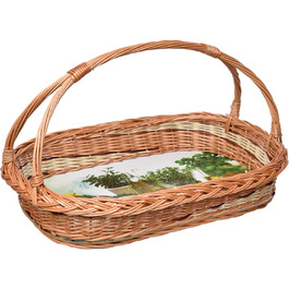 Wicker serving tray (various designs) with ironing board tray basket, basket tray, tray