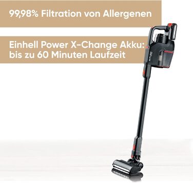 SEVERIN SEPURO: Акумуляторний ручний та стійковий пилосос з технологією мішка та акумулятором Einhell Power. Бездротовий пилосос з мішком для алергіків, акумуляторний пилосос, HV 7185 (PRO безмішковий варіант)