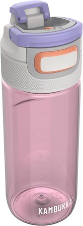 Kambukka Water Bottle - ELTON Model - 500/750/ - Water Bottle - dirt and odor resistant - impact resistant - dishwasher safe - easy to clean - Milliliter markings (Barely Blush, 500 ml)