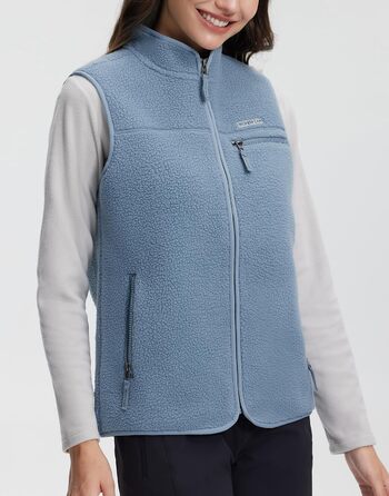 Тепла флісова куртка Pioneer Camp для жінок з капюшоном та блискавкою, Teal Blue, XL