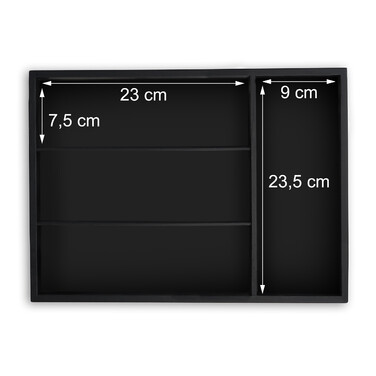 Relaxdays Cutlery Box with 4 Compartments