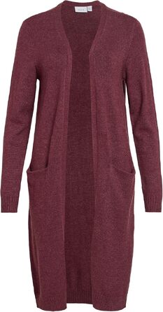Кардиган жіночий Vila VIRIL Longline в'язаний (XL, Port Royale) - подовжений жакет