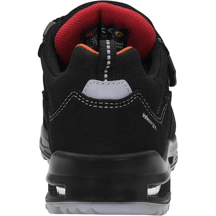 Робочі черевики ELTEN Scott XXT ESD S1PS, текстильні, чорні, для жінок та чоловіків, з пластиковою захисною капами (легші за сталеві), спортивні, 37 EU