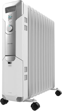 Конвектор масляний Cecotec ReadyWarm 11000 Space, 2500 Вт, 11 ребер обігріву, 3 режими, 25 м², білий