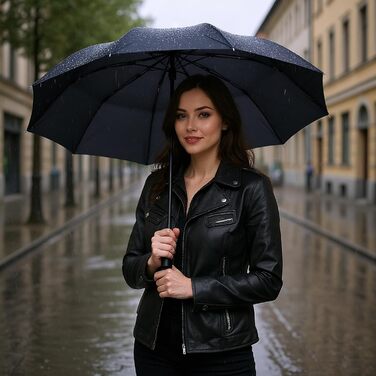 AMVUZ Сонник-парасолька: штормостійкий, компактний, чорний, з автоматичним відкриванням