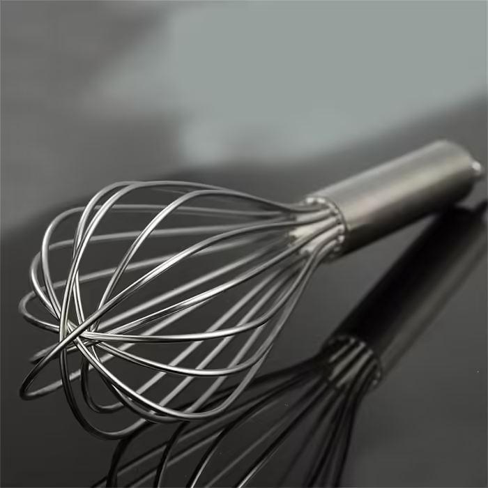 ZHANGXIAO Wire Whisk, Stainless Steel Used for Stirring Kitchen Baking Tools Balloon Whisk (Size: 37×8.5cm)