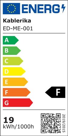 LED лампа для столу KableRika 24W з двома головками, регулювання яскравості, 1200lm, захист очей, для офісу та дому, чорна