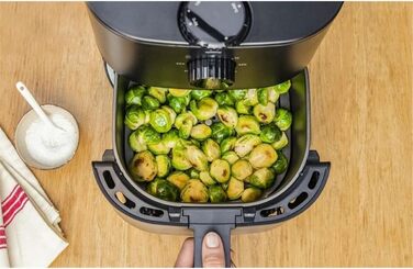 Фритюрниця Tefal EY1308 Easy Fry Essential, 3,5 л, без олії, компактна, енергозберігаюча, хрустка їжа, здорове приготування, частини для посудомийки