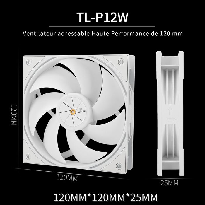 Кулер для процесора Thermalright Assassin X 120R Refined SE White, 120мм PWM, підтримка Intel LGA1700/1851/1200/115x та AMD AM4/AM5, білий