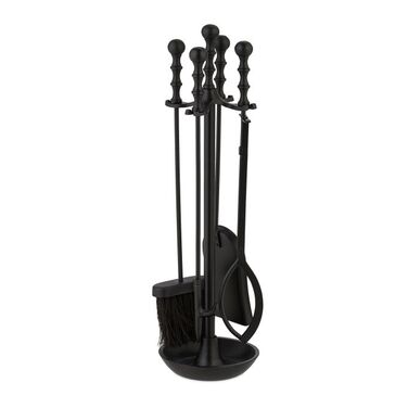 Relaxdays 5-Piece Fireplace Set