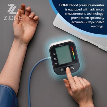 Тонометр на плече Reliance Medical з голосовим асистентом, кольоровий дисплей, для 2 користувачів, виявлення аритмії, комфортна манжета