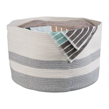 Relaxdays Cotton Storage Basket