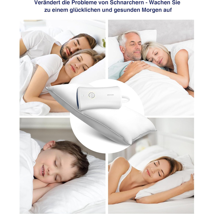 NITETRONIC Z6 Anti-Snoring Pillow, German Engineering for Peaceful Sleep – Real-Time Snoring Diagnosis, Intelligent App Monitoring, and Unrivaled Comfort for Restful Nights