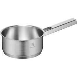 Каструля WMF Ultimate Cool 16 см без кришки, 1,4 л, Cromargan® нержавіюча сталь, без покриття, для індукційних плит, з внутрішньою міткою об'єму, придатна для миття в посудомийній машині