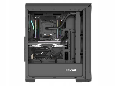 Корпус для ПК Genesis Irid 505F Midi Tower з вікном, чорний