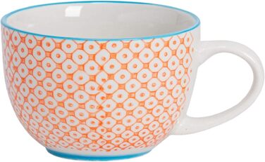 Набір чашок та блюдець Nicola Spring Cappuccino, 250 мл, 12 предметів, багатокольоровий