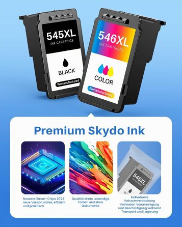 Картриджі для принтера Canon PG-545XL та CL-546XL (замінник) для серій TS3350, TS3450, TR4550, TR4650, MX490, MG2550s