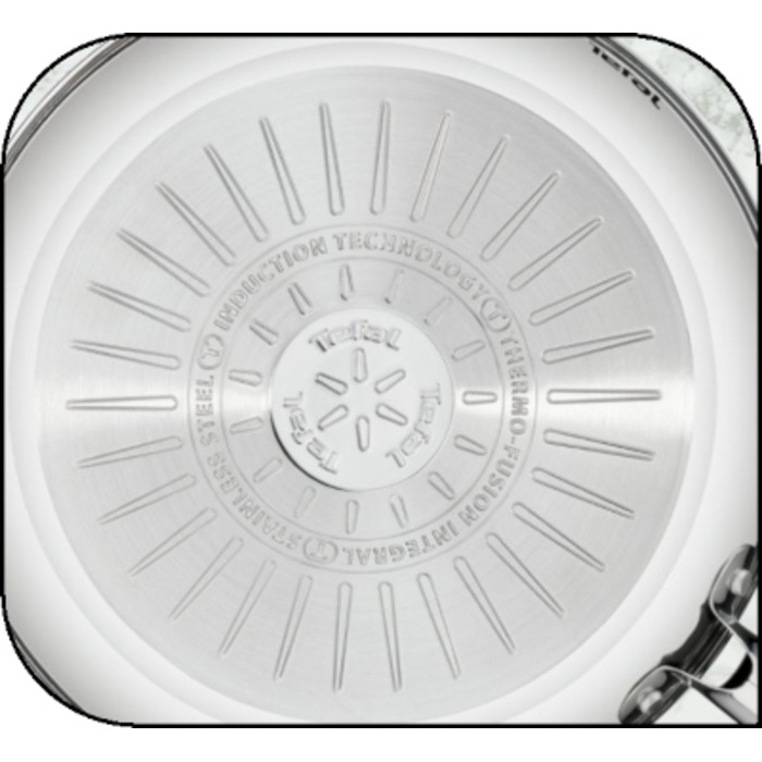 Набір сковорідок Tefal Intuition, 4 предмети, сріблясті, з антипригарним покриттям, 20/24/26/28 см