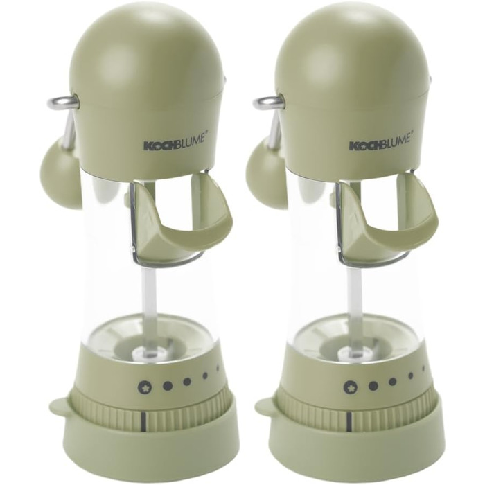 Kochblume | Spice Grinder with Catch Lid - 2-piece - taupe