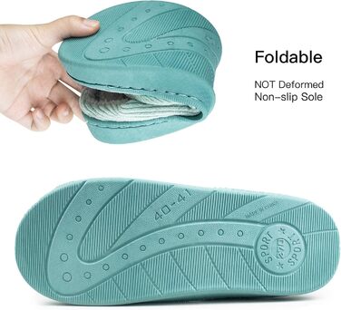 Зимові теплі халапи для дому з антиковзаючою підошвою, зелені, 38/39 EU