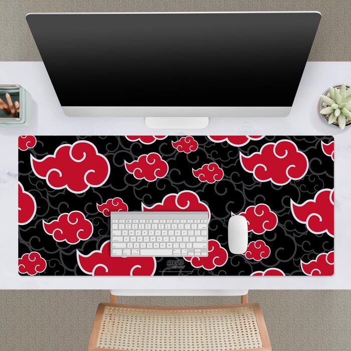 Килимок для миші та клавіатури Head Case Designs Naruto Shippuden Akatsuki 95x40 см - XL ігровий килимок