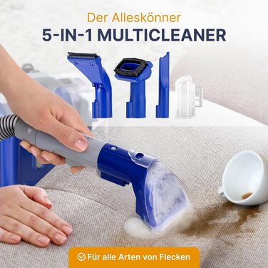 Многофункціональний пилосос MultiCleaner WS450 5-в-1 для килимів, меблів, авто та тварин. Потужний 450W, з аксесуарами та самоочищенням