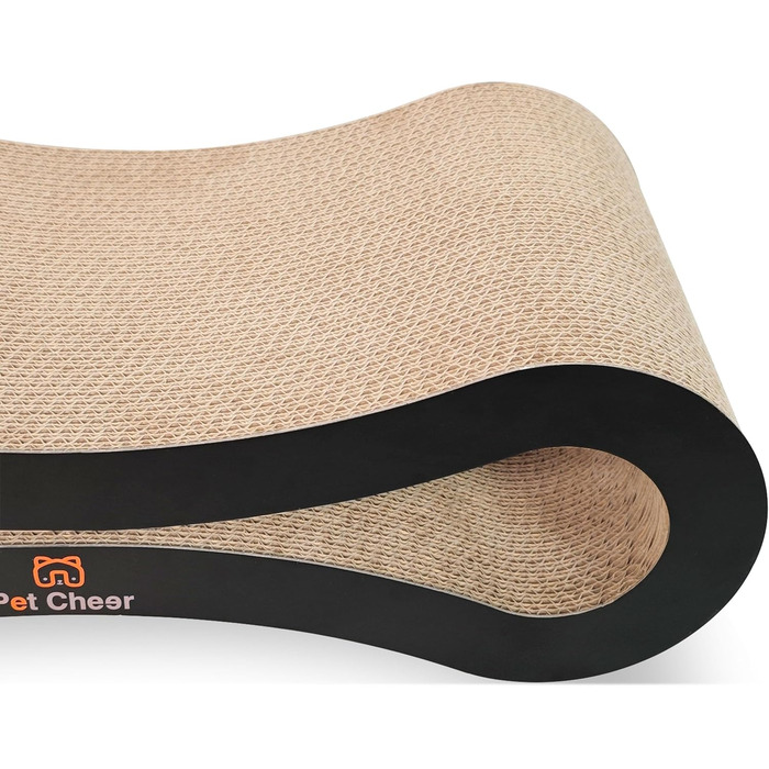 Кігтеточка Likea Ultimate з ліжком та лаунжем, чорна