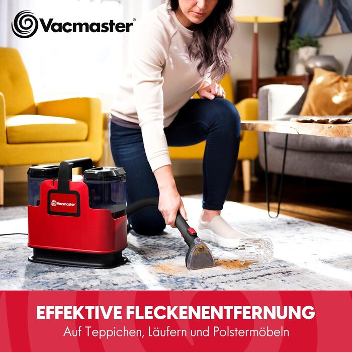 Пилосос миючий Vacmaster STMEUB01 для м'яких меблів, килимів та автомобіля 15КПа 400Вт