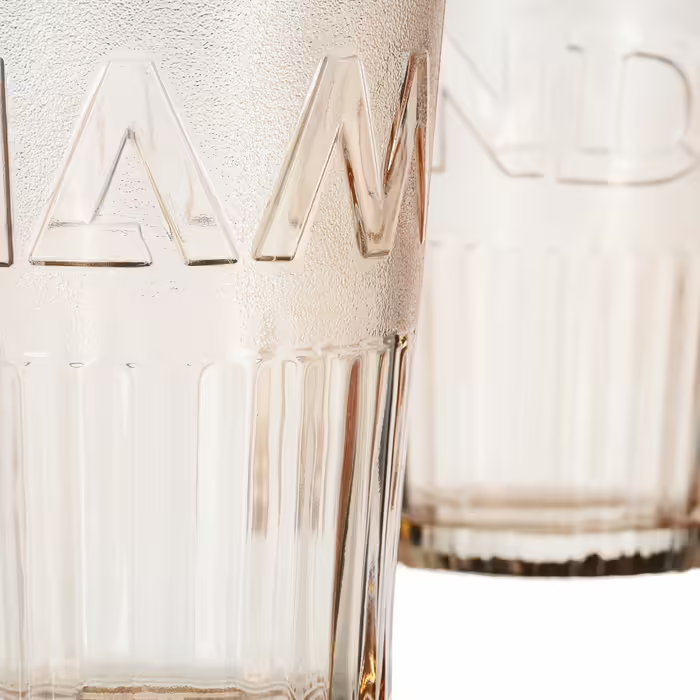 Relaxdays Set of 4 Handle Drinking Glasses