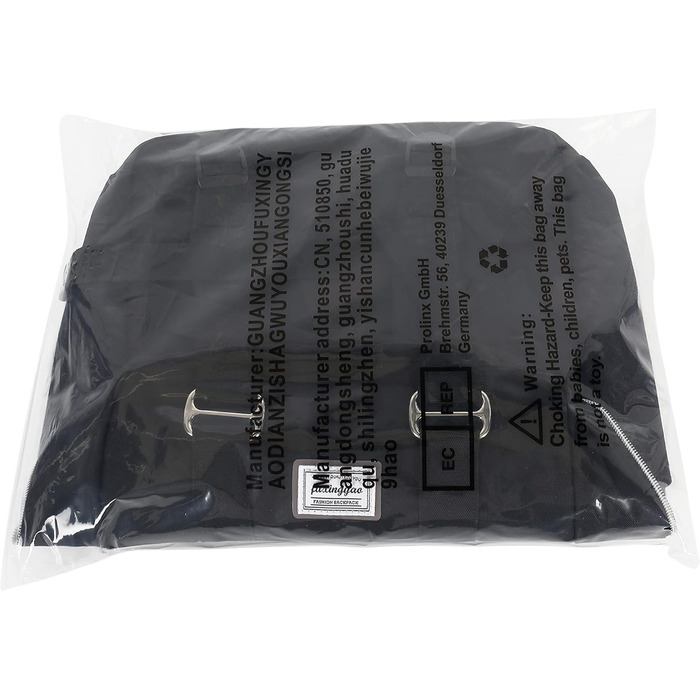 Рюкзак FUXINGYAO для жінок з відділенням для ноутбука 15,6 дюймів, антикрадійний, чорний, 23L